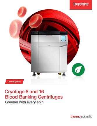Cryofuge 8 and 16 Blood Banking Centrifuges